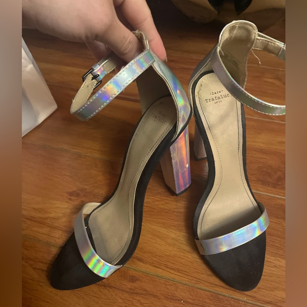 Iridescent Zara heels!